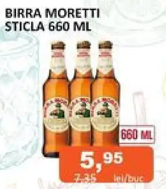 Unicarm BIRRA MORETTI STICLA 660 ML Ofertă