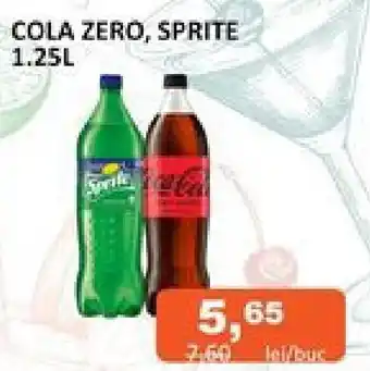 COLA ZERO, SPRITE 1.25L