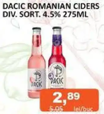 DACIC ROMANIAN CIDERS DIV. SORT. 4.5% 275ML