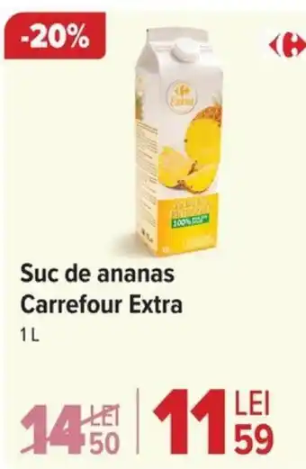 Carrefour Suc de ananas Carrefour Extra 1L Ofertă