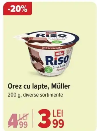 Carrefour Orez cu lapte, Müller Ofertă