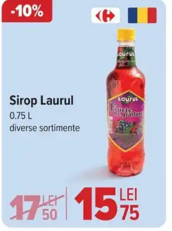 Carrefour Sirop Laurul 0.75L Ofertă