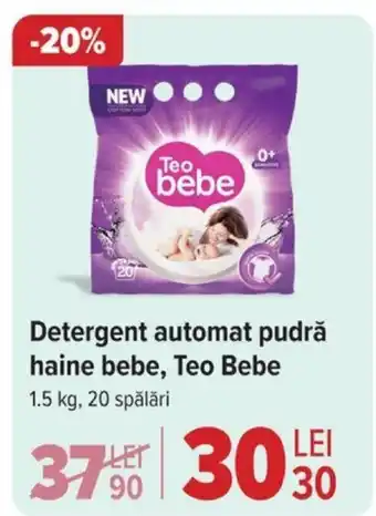 Carrefour Detergent automat pudră haine bebe, Teo Bebe Ofertă