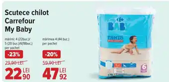 Carrefour Scutece chilot Carrefour My Baby Ofertă