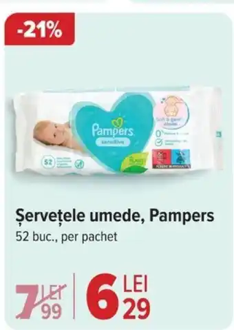 Carrefour Şerveţele umede, Pampers Ofertă