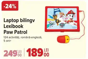 Carrefour Laptop bilingv Lexibook Paw Patrol Ofertă