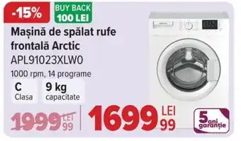 Carrefour Maşină de spălat rufe frontală Arctic APL91023XLWO Ofertă