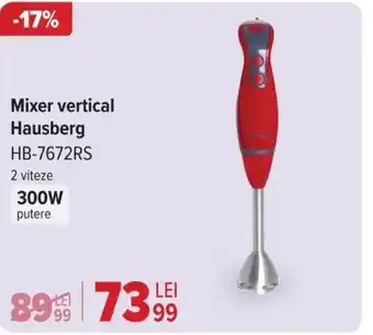 Carrefour Mixer vertical Hausberg HB-7672RS Ofertă