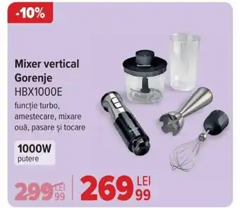 Carrefour Mixer vertical Gorenje HBX1000E Ofertă
