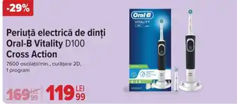 Periuţă electrică de dinți Oral-B Vitality D100 Cross Action