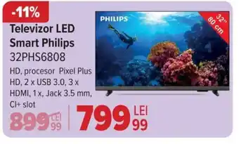 Carrefour Televizor LED Smart Philips 32PHS6808 Ofertă