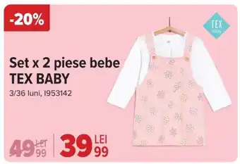 Set x 2 piese bebe TEX BABY