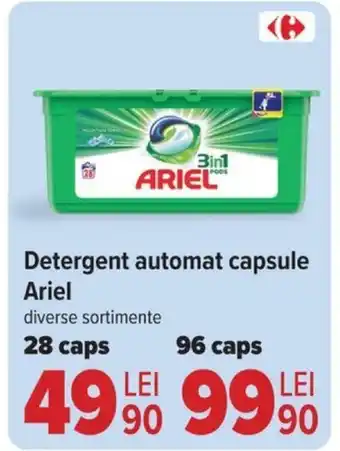 Carrefour Detergent automat capsule Ariel Ofertă