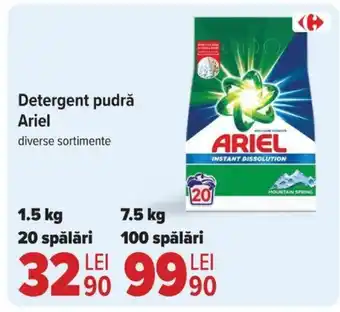 Carrefour Detergent pudră Ariel Ofertă