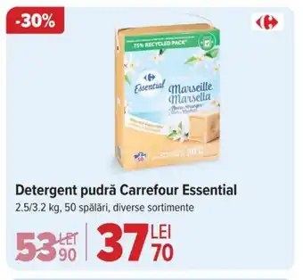 Carrefour Detergent pudră Carrefour Essential Ofertă