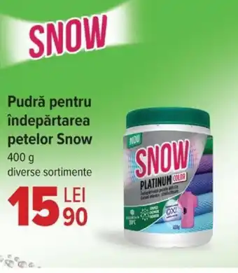 Pudră pentru îndepărtarea petelor Snow