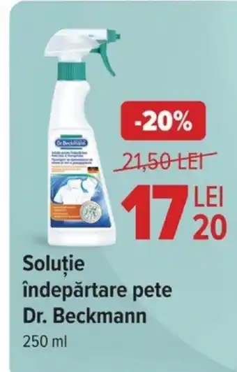 Carrefour Soluţie îndepărtare pete Dr. Beckmann Ofertă