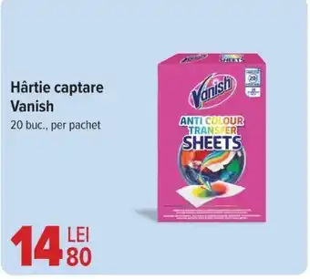 Carrefour Hârtie captare Vanish Ofertă