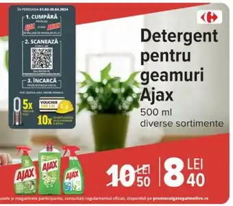 Carrefour Detergent pentru geamuri Ajax Ofertă