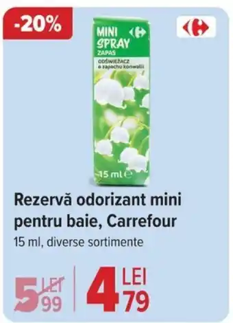 Carrefour Rezervǎ odorizant mini pentru baie, Carrefour Ofertă