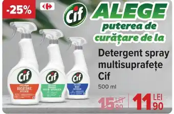 Carrefour Detergent spray multisuprafețe Cif Ofertă
