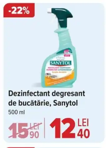 Carrefour Dezinfectant degresant de bucătărie, Sanytol Ofertă