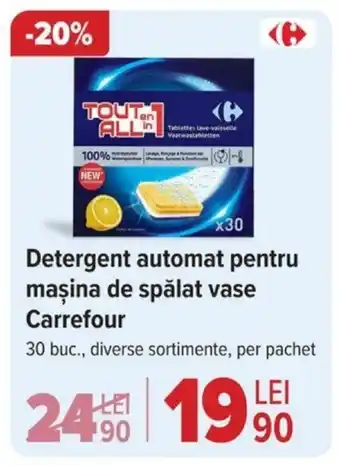 Carrefour Detergent automat pentru maşina de spălat vase Carrefour Ofertă