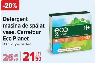 Carrefour Detergent maşina de spălat vase, Carrefour Eco Planet Ofertă