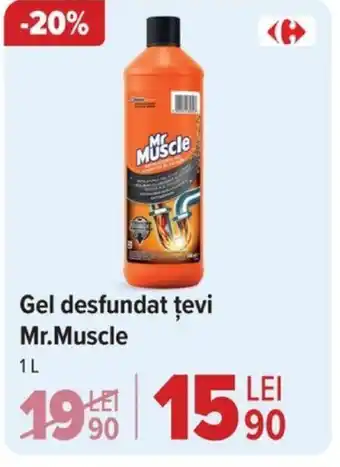 Carrefour Gel desfundat ţevi Mr.Muscle Ofertă