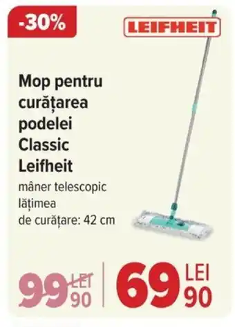 Mop pentru curățarea podelei Classic Leifheit