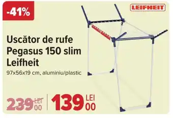 Carrefour Uscător de rufe Pegasus 150 slim Leifheit Ofertă