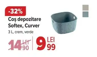 Carrefour Coş depozitare Softex, Curver 3 L Ofertă