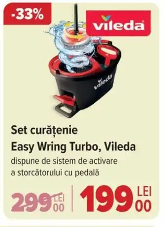 Carrefour Set curăţenie Easy Wring Turbo, Vileda Ofertă