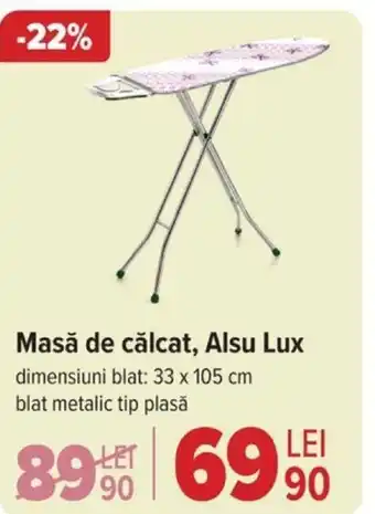 Carrefour Masă de călcat, Alsu Lux Ofertă