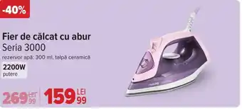 Carrefour Fier de călcat cu abur Seria 3000 Ofertă