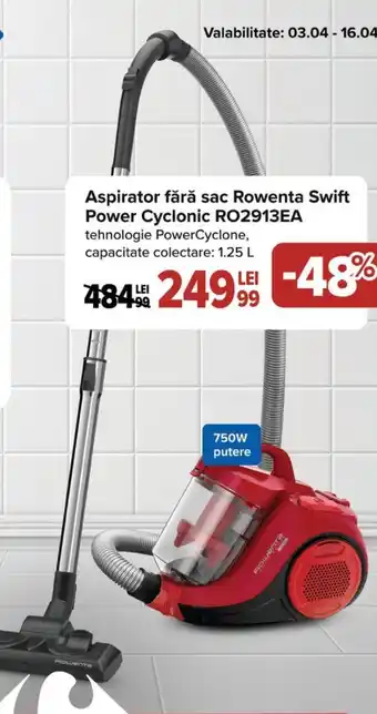 Aspirator fără sac Rowenta Swift Power Cyclonic RO2913EA
