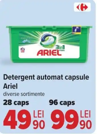 Carrefour Detergent automat capsule Ariel Ofertă