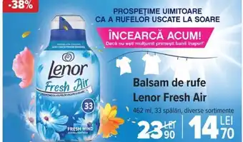 Carrefour Balsam de rufe Lenor Fresh Air Ofertă