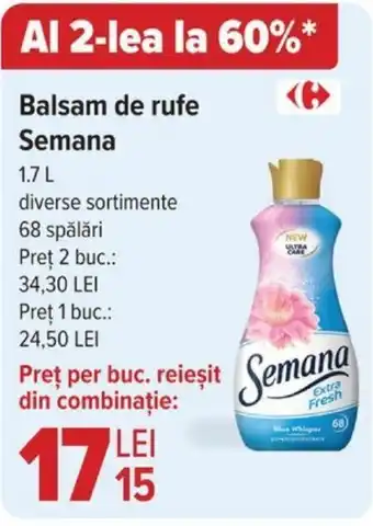 Carrefour Balsam de rufe Semana Ofertă
