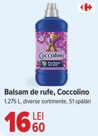 Carrefour Balsam de rufe, Coccolino Ofertă