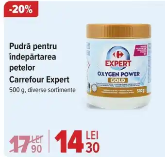 Pudră pentru îndepărtarea petelor Carrefour Expert
