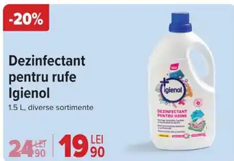 Carrefour Dezinfectant pentru rufe Igienol Ofertă