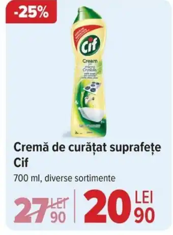 Carrefour Cremă de curățat suprafețe Cif Ofertă