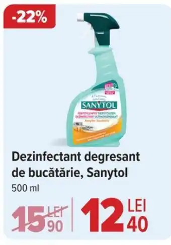 Carrefour Dezinfectant degresant de bucătărie, Sanytol Ofertă