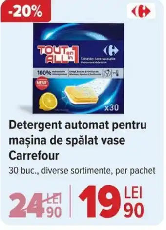 Carrefour Detergent automat pentru maşina de spălat vase Carrefour Ofertă