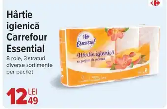 Carrefour Hârtie igienică Carrefour Essential Ofertă