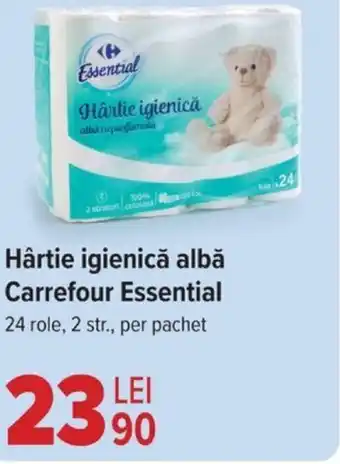 Carrefour Hârtie igienică albă Carrefour Essential Ofertă