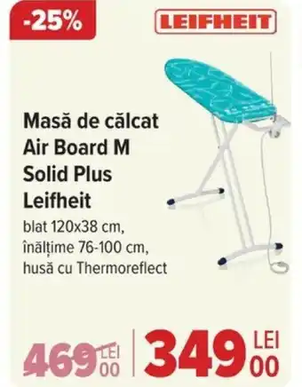 Carrefour Masă de călcat Air Board M Solid Plus Leifheit Ofertă