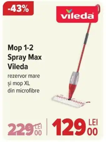 Carrefour Mop 1-2 Spray Max Vileda Ofertă
