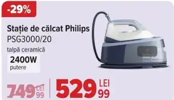 Carrefour Staţie de călcat Philips PSG3000/20 Ofertă